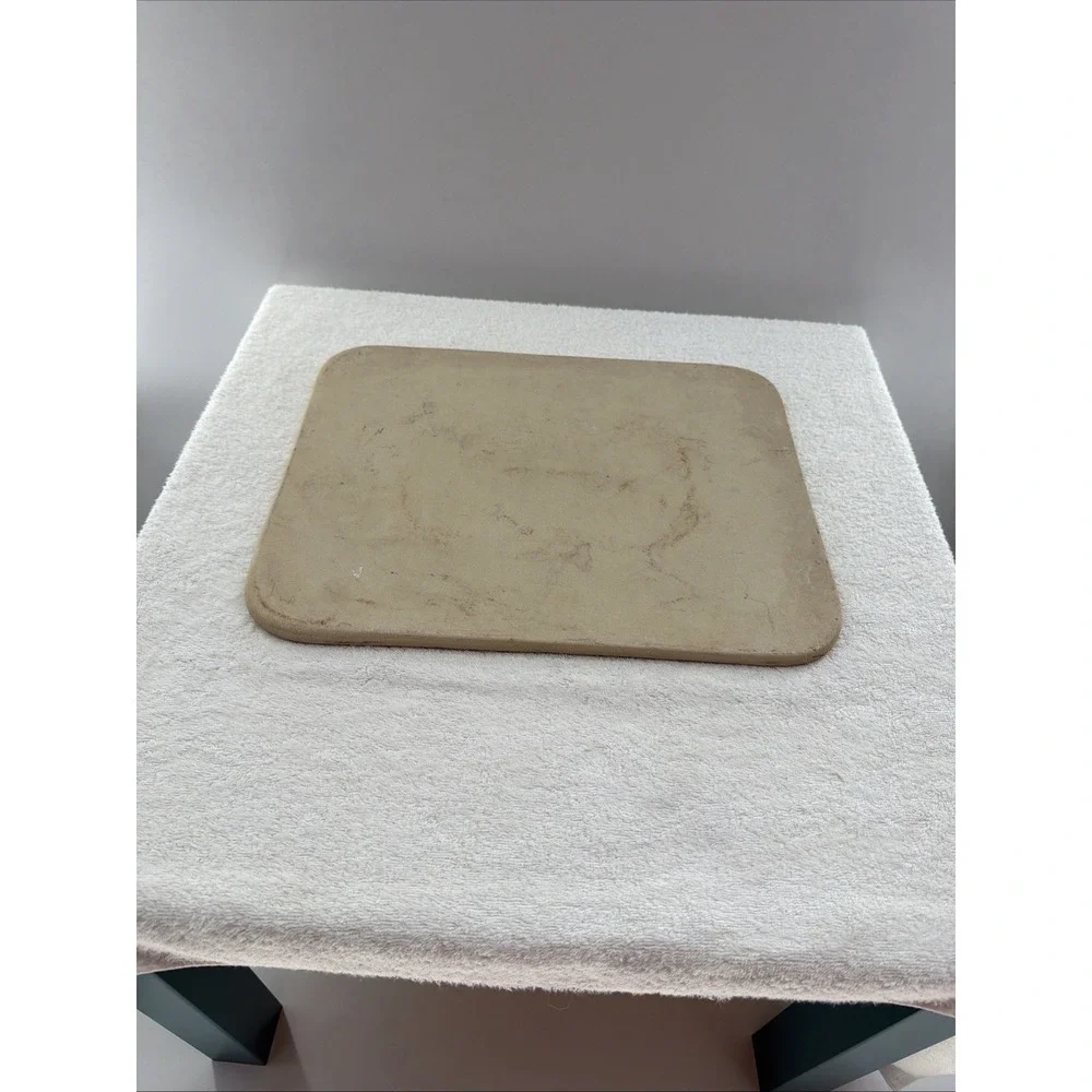 Pampered Chef Stoneware Cookie Sheet Baking Pizza Stone Pan Rectangle 15